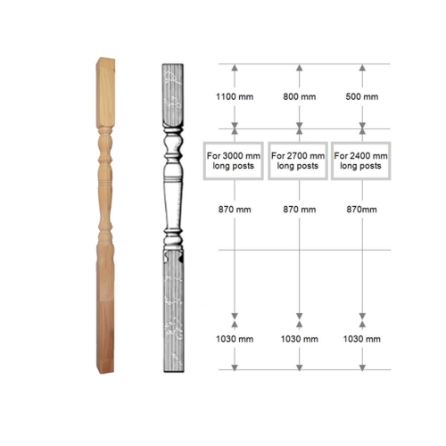 V5 - Turned Post Details