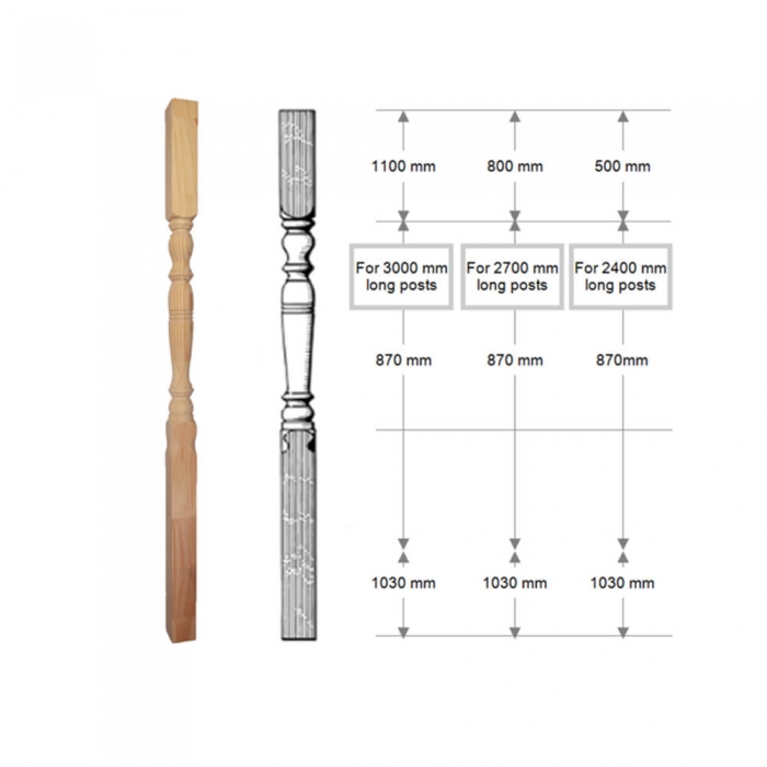 V5 - Turned Post Details